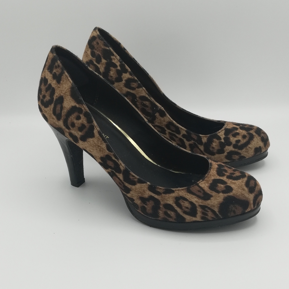 Lane Bryant Leopard Print Pumps Women's 9 Wide